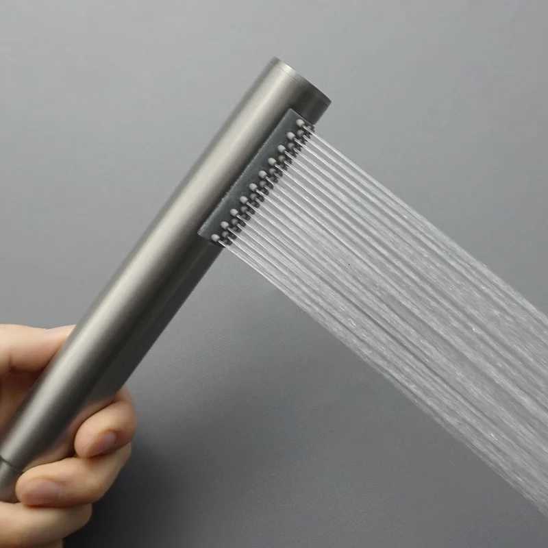 Chre Gold Gray Rose Gold Black White Bed Brass Shower watersaving bathro handheld shower set Y251103