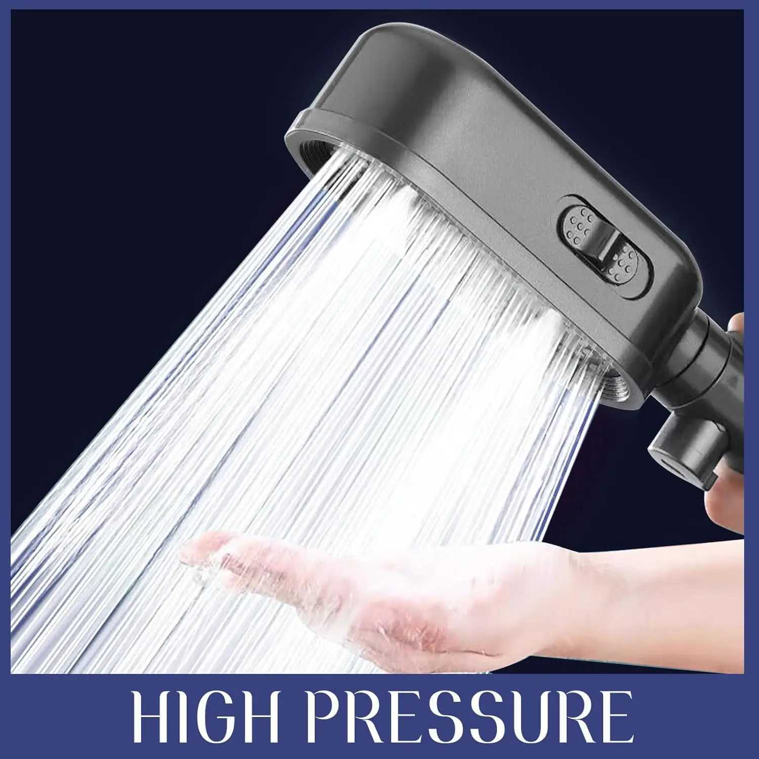 3 Modes Handheld Shower Strong High Pressure Water Saving Filtered Shower Fallresistant ABS Bathro Shower Nozzle Y251103