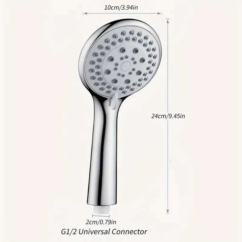 Plastic Sed Fivespeed Large Water Outlet Adjustable Shower High Quality Universal Handheld Bathro Shower Set Y251103