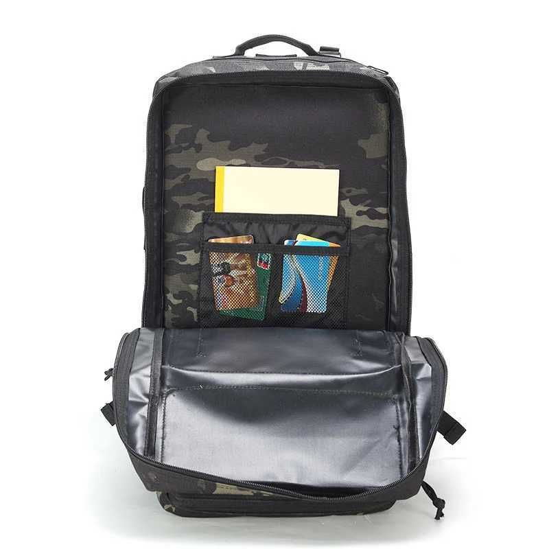 LHI 45L Men Hiking Backpack Tactical Hunting Treeking Travel Camping Bug Out Bag Outdoor EDC Survival Military RucksackC250402