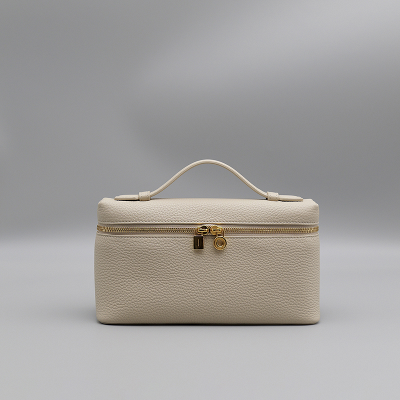 10A Ladies Cosmetic Lunch Box High Quality Cowhide Crossbody Versatile Small Square Fashion Handbag Commuter Tote Bag