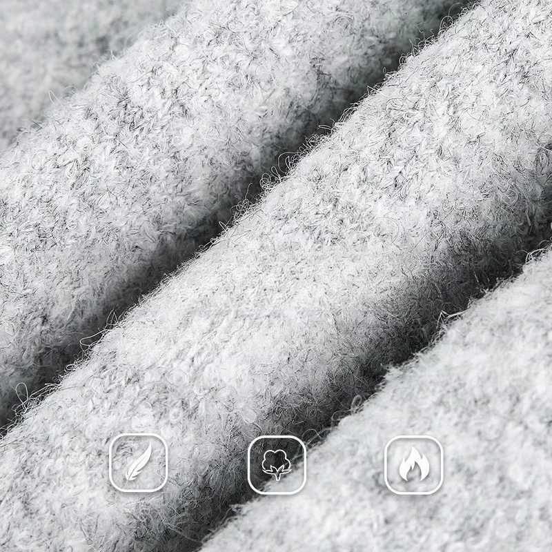 Mens Loose Fit Henley Collar Sweater - Retro Casual Autumn/Winter Style Leisure Warm Thick Sweater O-neckT251103