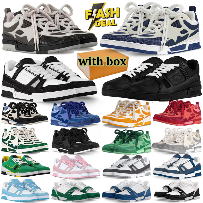 with box designer skate shoes chaussure for mens womens trainers Zapato schoenen zapatillas scarpe Plate-forme classic sneaker