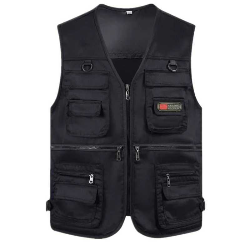 Men Tactical Vest Multi-pocket Wearable Camo Cargo Vest Outdoor Combat Climbing Hunting Fishing Tank Top Spring Autumn Style X250403
