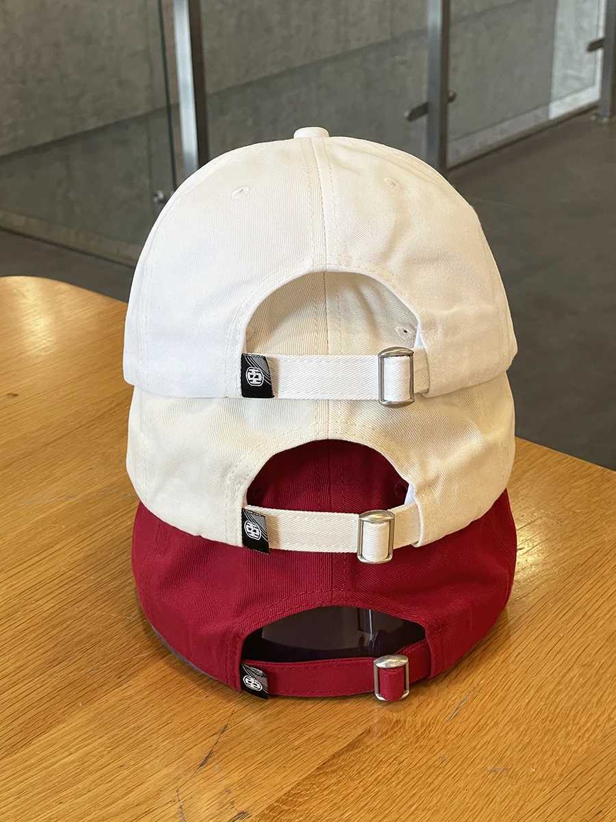 Baseball cap womens couple face shape small wide thin soft foot cap mens big face sun protection little red hat Y250403