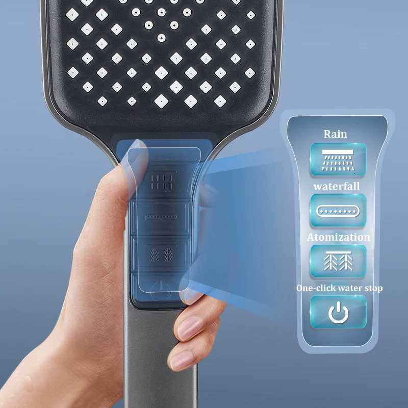 7speed Booster Handheld Highquality Shower Household Large Panel Filter Shower Set Y251103