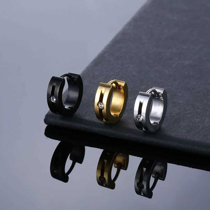 Hot Sale Fashion Stainless Steel Earrings Korean Simple Geometric Earring For Trend Women Men Jewelry C251103