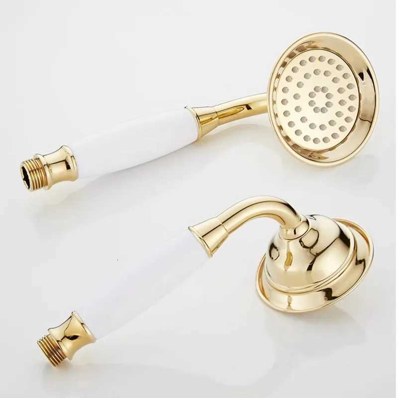 Bathro Accessories Rose Gold Hand Shower High Pressure Antique Water Output Antique Hand Shower Nozzle Water Y251103