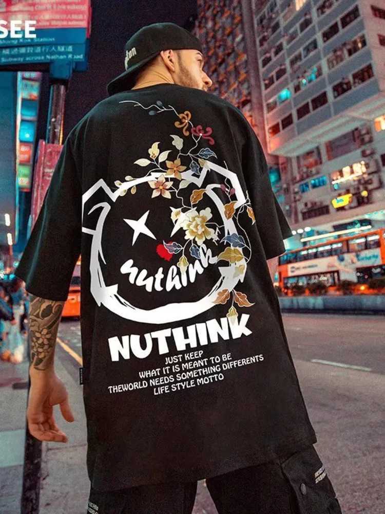 Summer New Casual Loose T-shirt Short Sleeved Mens Fashion Loose Printing Large 8XL Hip Hop Couple Wear Half Sleeve Cotton Top X2504032