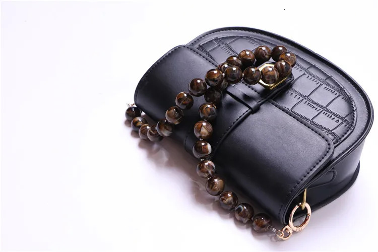 Mobile Phone Strap Marble Beads Cellphone And Bag Shoulder Chains For Women Fashion Accessories 251030