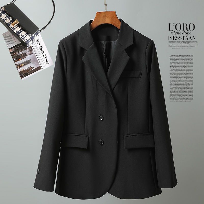 G41Chic Female Winter and Spring Outfit - Stylish White Blazer for Students