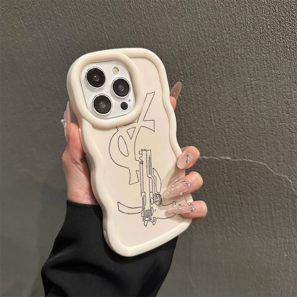 Wave Macaron Pattern Phone Cases For 16 15 14 12 11 X XR XS 7 8 Plus iPhone 13 E Pro Max A-ysls-P Logo