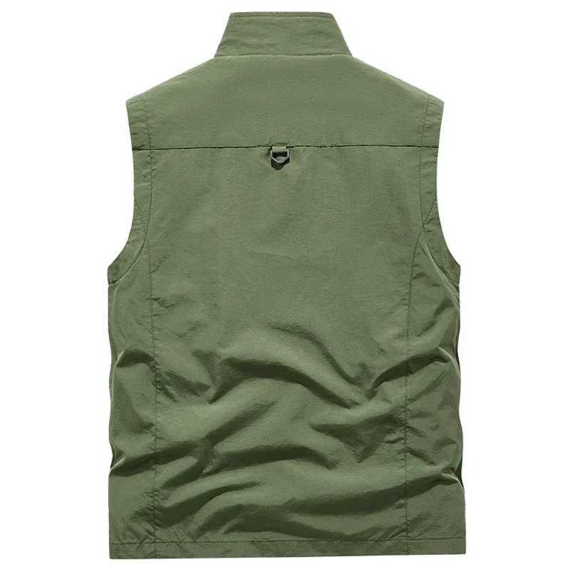 Plus Size 6XL 7XL 8XL Mens Mesh Fishing Vests Lightweight Joggers Sports Sleeveless Jackets for Travel Climbing Hiking Waistcoat X250403