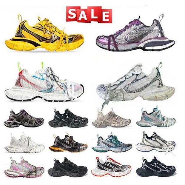 2025 Hot Designer 3XL Sneaker Casual Shoes Tracks platform sneakers Men Women Retro Shoe Black White mesh comfortable nylon Sneaker Breathable Trainer shoes