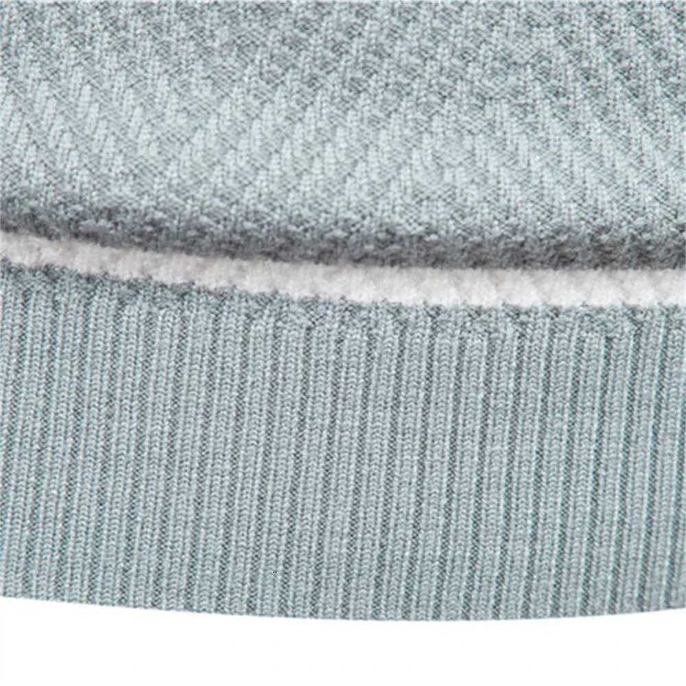 New Autumn Warm Knitted Pullover Mens Sweater O-neck Patchwork Casual Slim Sweaters Male Basic Fit Knitwear Men ClothingT251103