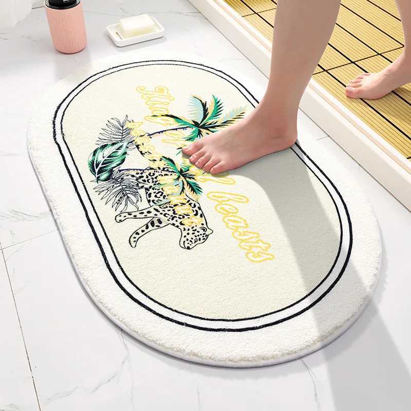 Soft Floor Mats Sketch Plants Text Flowers Rugs Home Entrance Carpet Bedroom Toilet Bathroom Door Absorbent Non-Slip Foot Pad C251103
