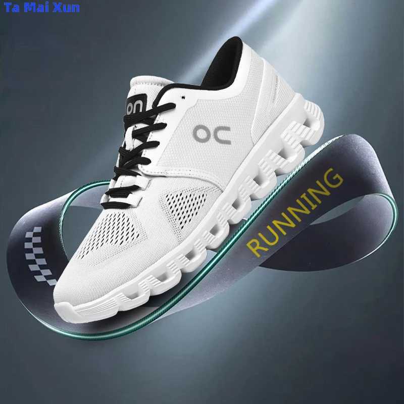 Men High Rebound Cushionedfly Woven Breathable Running Suitable Any Season Hot Comfy Lightweight Sports New Shoes Mens Trainersc250403