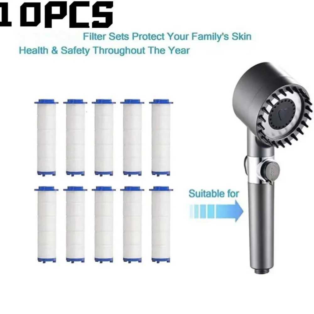 10Pcs Replacement Shower Filter for Held Shower High Output Shower Water Filter to Remove Chlorine Fluoride and Hard Water Y251103