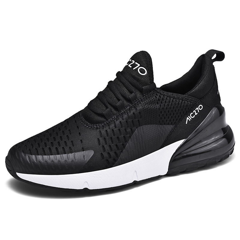 Cross-border New Large Size Full Palm Cushion Shock Absorption Couple Style Soft Sole Running Sports Casual Unisex Shoes