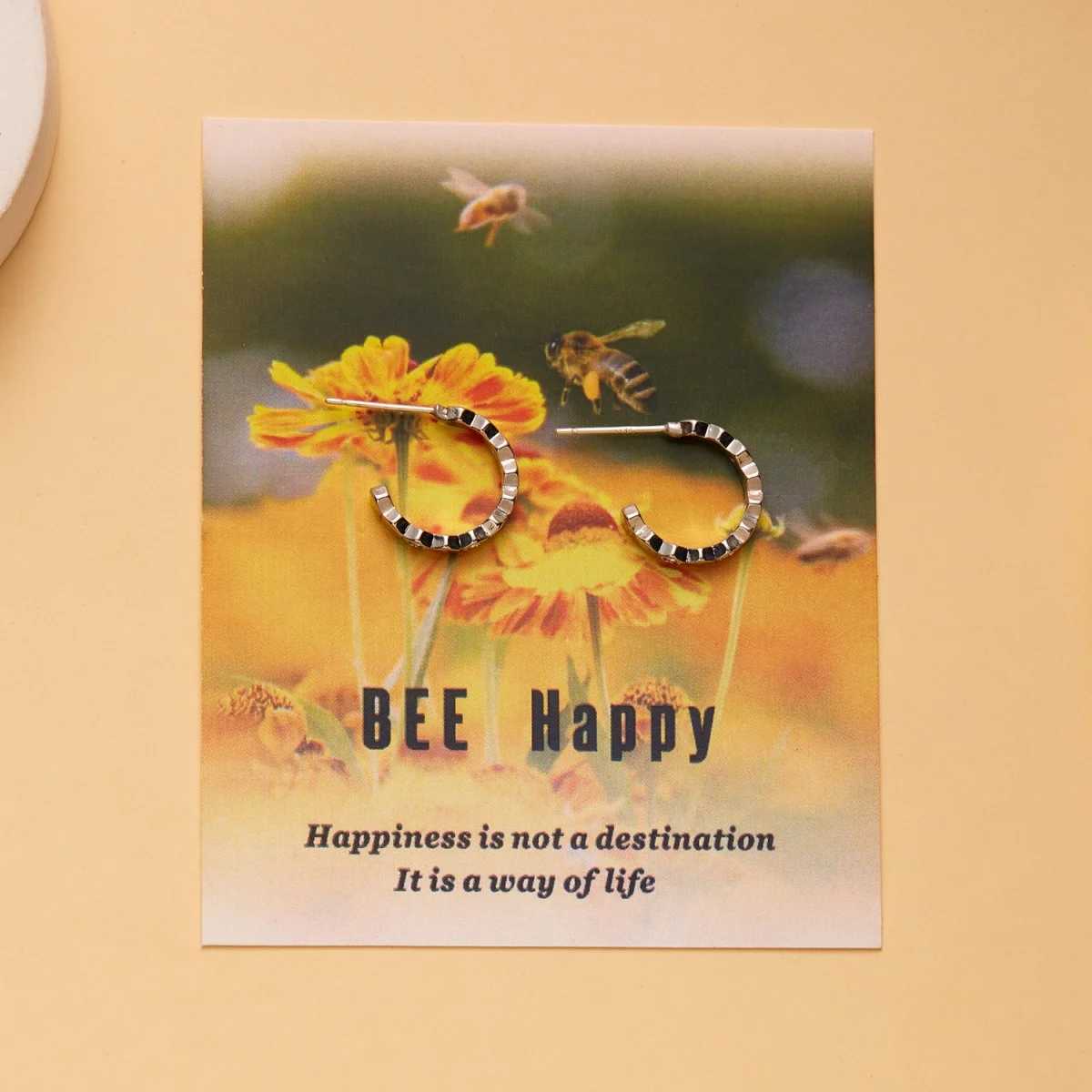 Fashion Simple Zircon ShAPed Stud Earrings For Women Punk Geometric Hexagon CshAPed Earring Daily Party Jewelry Gifts C251103