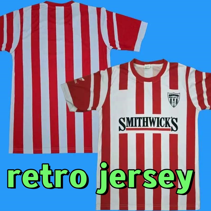 87 88 Derry City Home Soccer Jersey 1987 1988 Retro Football Jersey Retro Football Shirt
