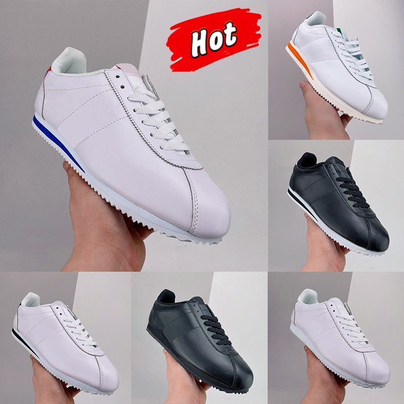 Designer Classic Cortezs Leather running shoes men women Forrest Gump triple white black stranger things metallic gold gum cherry print sneakers sports trainers