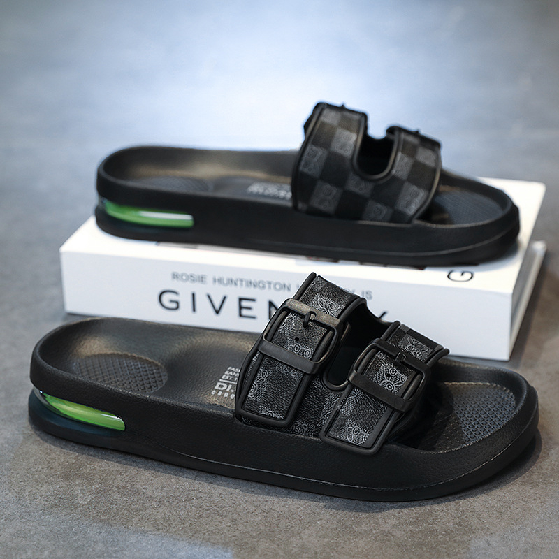 hot free shipping designer Slippers New Outdoor Printing sliders Buckle beach shoes for men dh5367242