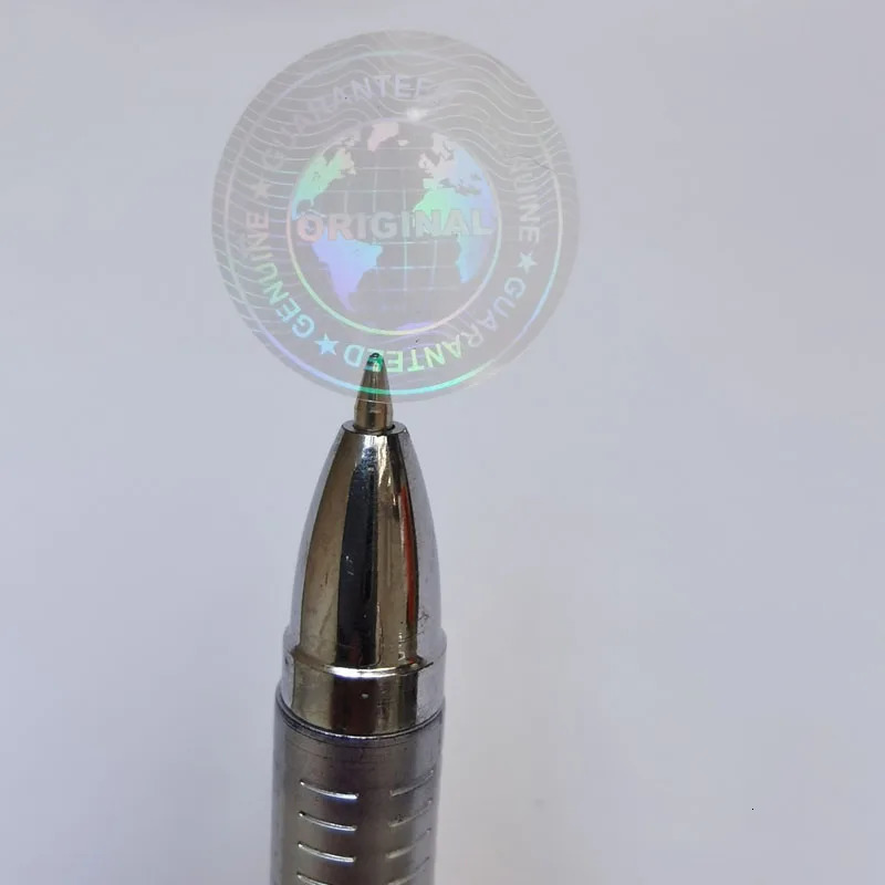 290pcs 20mm Diameter Round Transparent Hologram Orignal Sticker Genuine Guarranteed Avoid Open Tamper Proof Clear Label Seal 250402