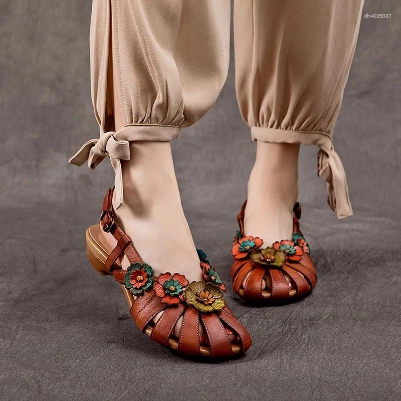Sandals Retro Women Rome wer Buckle Design Soft Leather Platform Sandal Casual Fashion Mom Shoes Sandalias Mujer 2025 hurenlakeshoes hurenlakeshoes