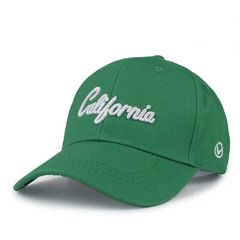 New mens baseball cap 3D California embroidered dad hat green snap cap Kpop womens streetwear Sunhat hip-hop hat Y250403