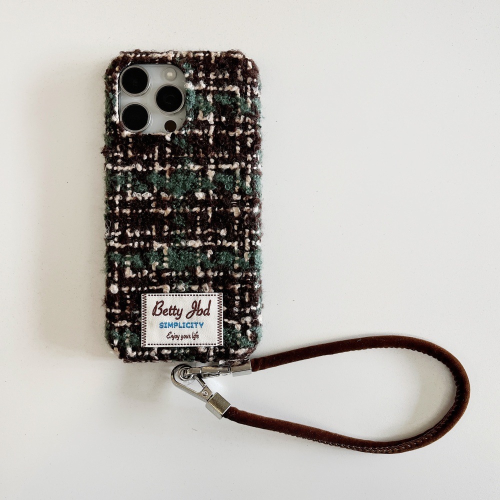 Red and Green Christmas Phone Case Compatible with iPhone 17/16 Pro Personalized Lanyard iPhone 15/14 Cartoon