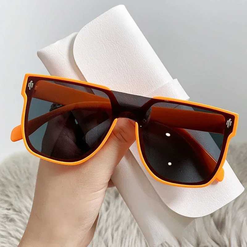 Summer Sun Glasses Retro Square Sunglasses for Kids Boys Stylish Eyeglasses Vintage Children Party Eyewear Clearance Sale