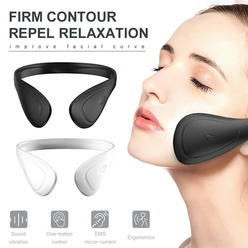 Electric VFace Lifter EMS Facial Massagers Belt Double Chin r Microcurrents for Face Slimming Skin Beauty Device 251030