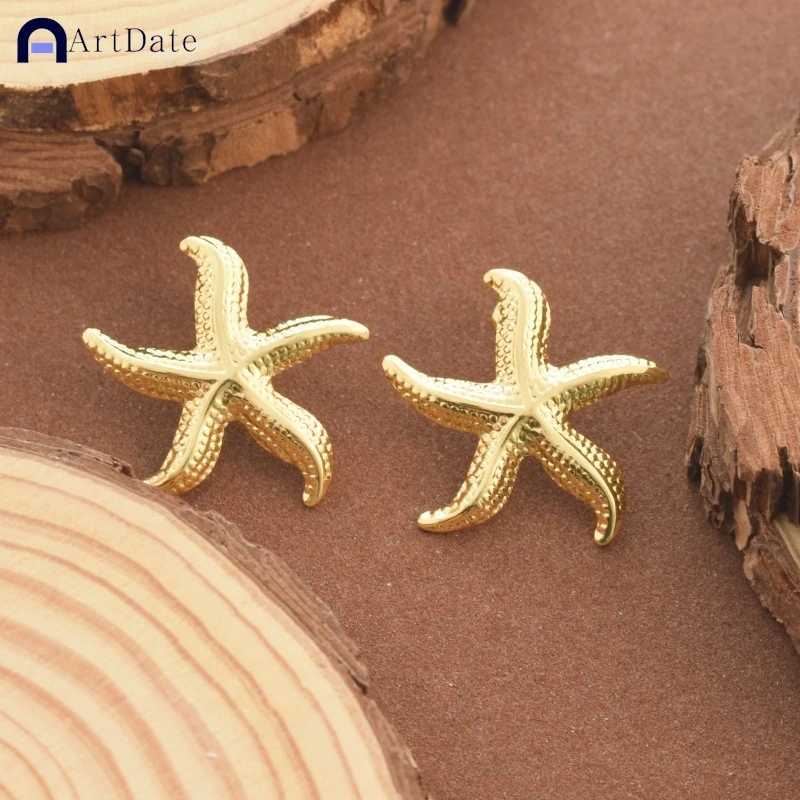 Vintage Summer Starfish Stainless Steel Stud Earrings For Women Simple Star Shell Earrings Stud Ocean Party Jewelry Gift C251103