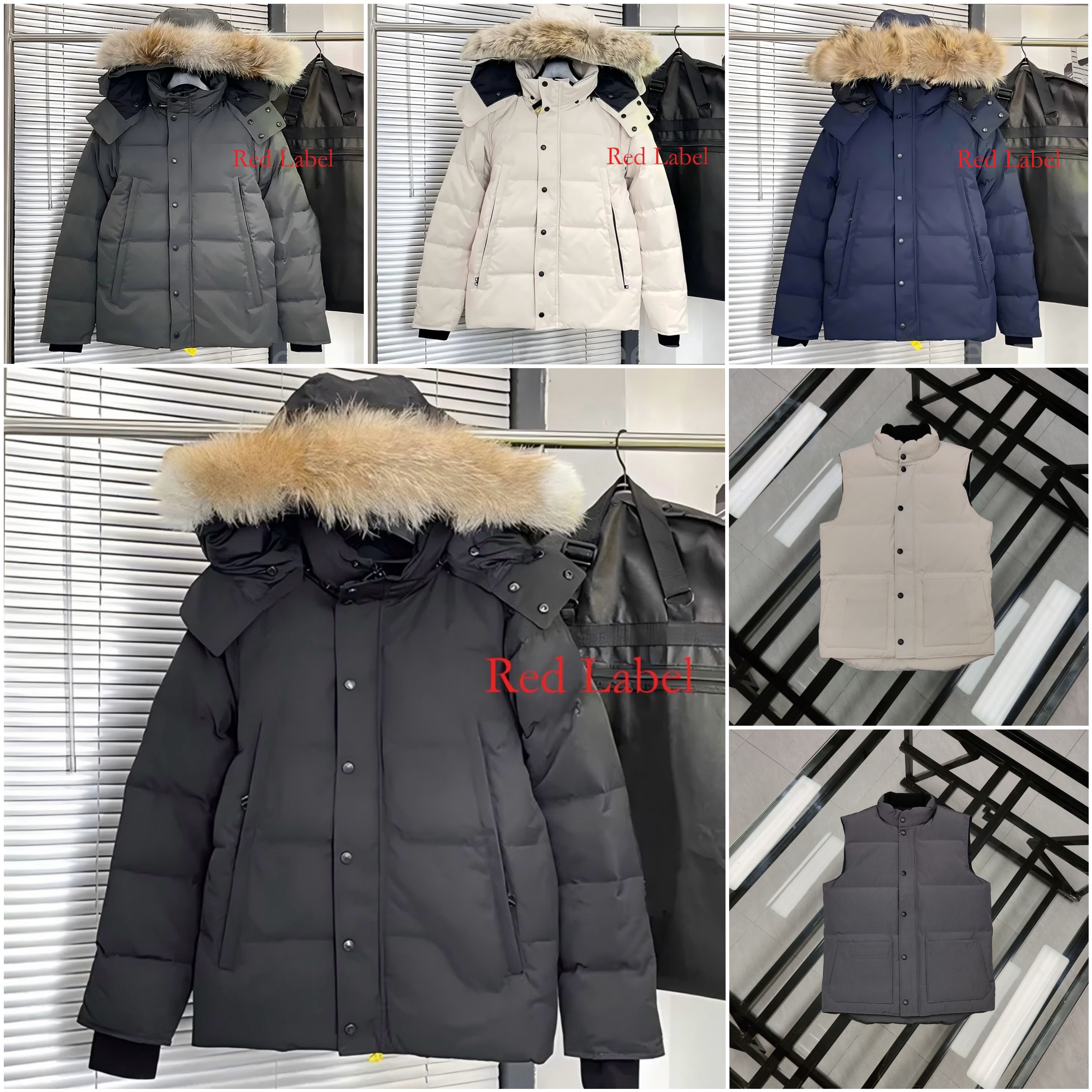 Puffer Jacket Men Canada Jackets Designer jacket Canadian Winter Jacket Mens Gilet Parka Zipper Button Letter Embroidery Outerwear Men Coats Windbreaker jacket