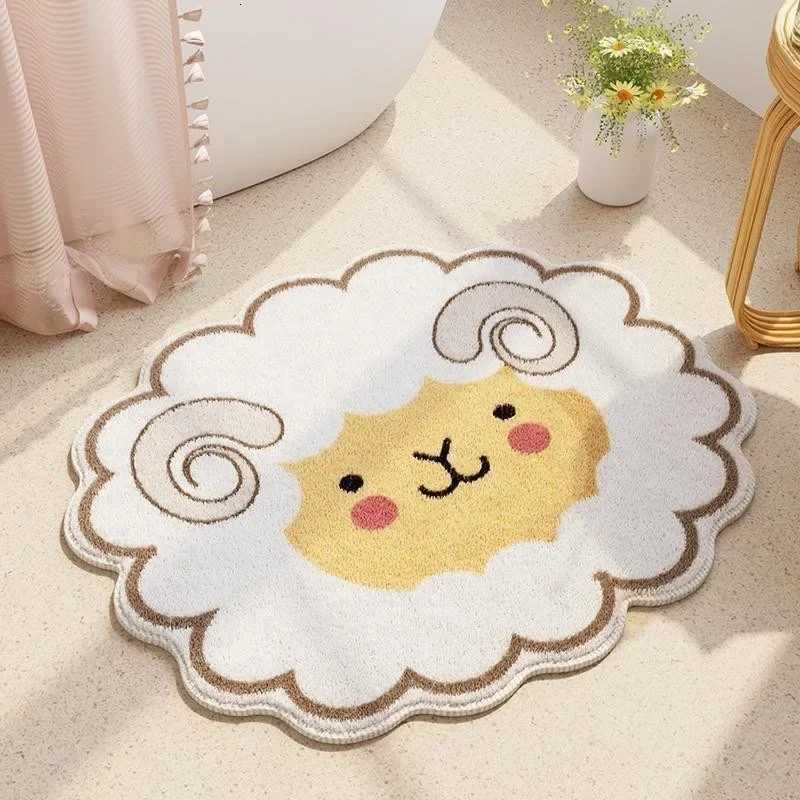 1PC Cartoon Imitation Cashmere Carpet Bathroom Door Absorbent Dirt Resistant Mat Bedroom Side Cloakroom Door Mat C251103