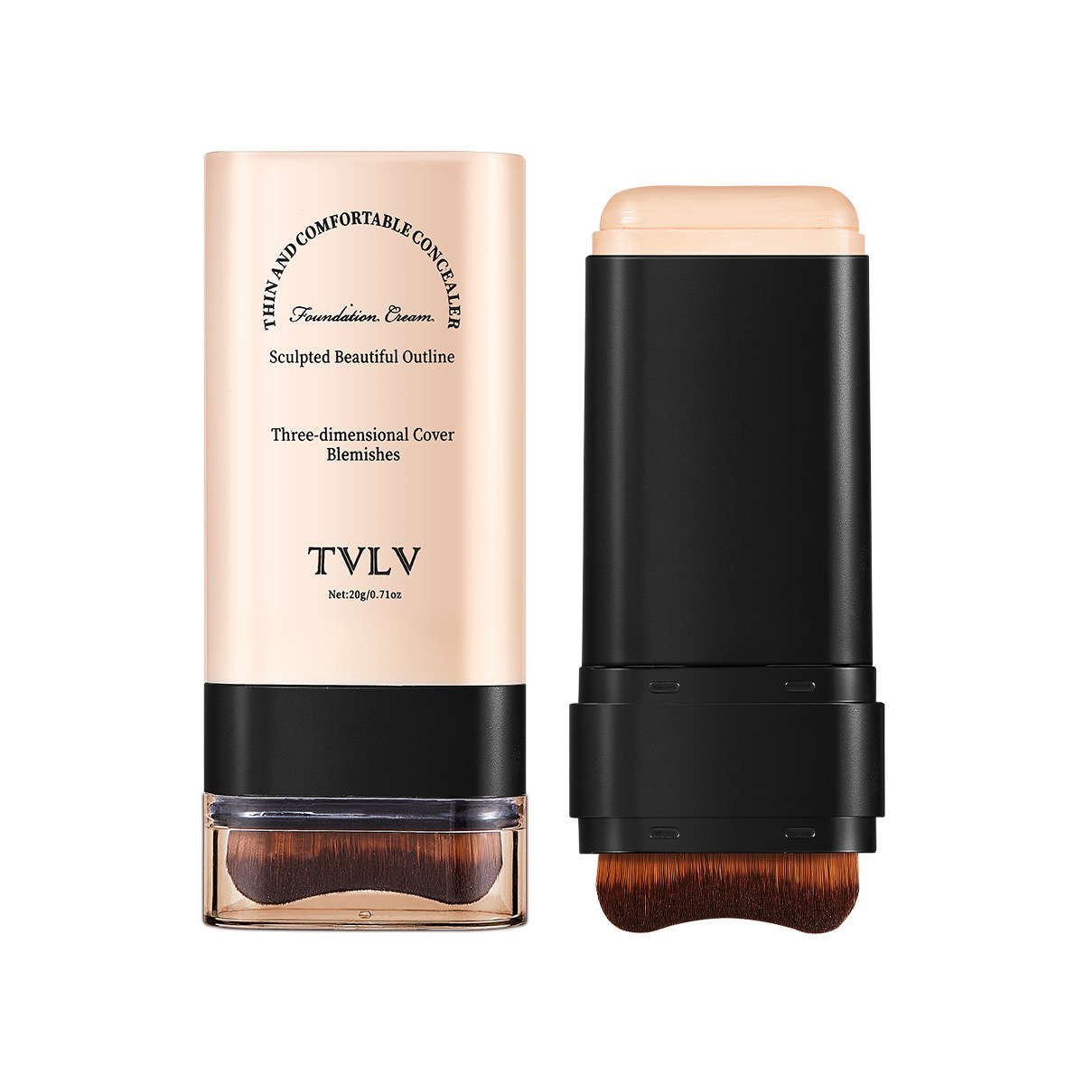 TVLV Eraser foundation make-up Stick Moisturizing Light concealer Brightening Skin Tone Lasting Makeup Double foundation make-up 250217