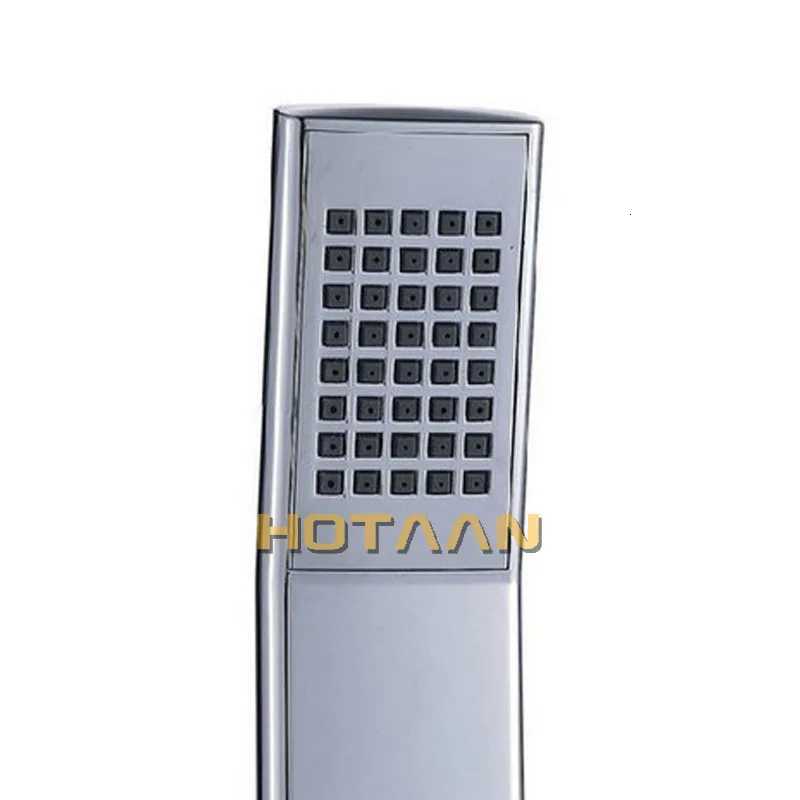 High Quality New Super Booster Water Saving Square Hand Held Rainfall Shower For Bathro Accessories Shower YT5104 Y251103