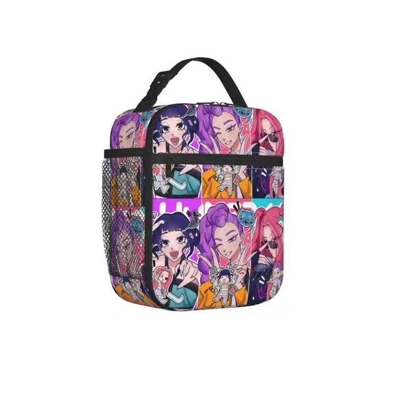 Kpop Demon Hunters Lunch Box Insulated Soft Bag Reusable Cooler Bag For Women Men Work Picnic Hiking picnic bag