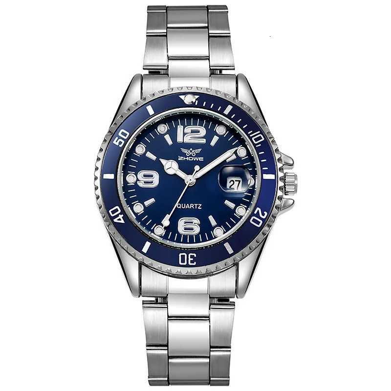 New Fashion Stainless Steel men quartz wristwatches Gold Sliver Luxury Brand Top Quality Men Quartz Watch Relogiowithout boxW251104