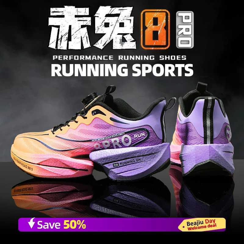 Marathon Carbon Plate Air Cushion Men Sports Running Shoes Breathable Lightweight Wens Cfortable Athletic Nonskid SneakersC250403