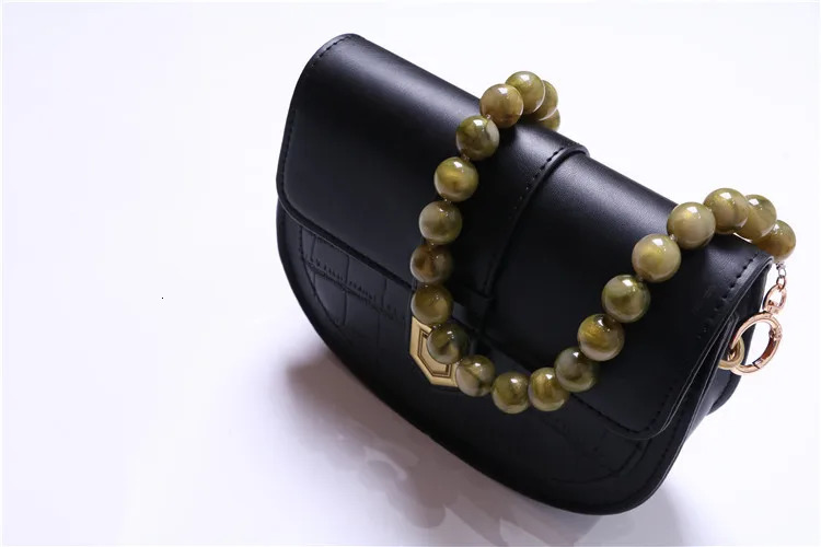 Mobile Phone Strap Marble Beads Cellphone And Bag Shoulder Chains For Women Fashion Accessories 251030