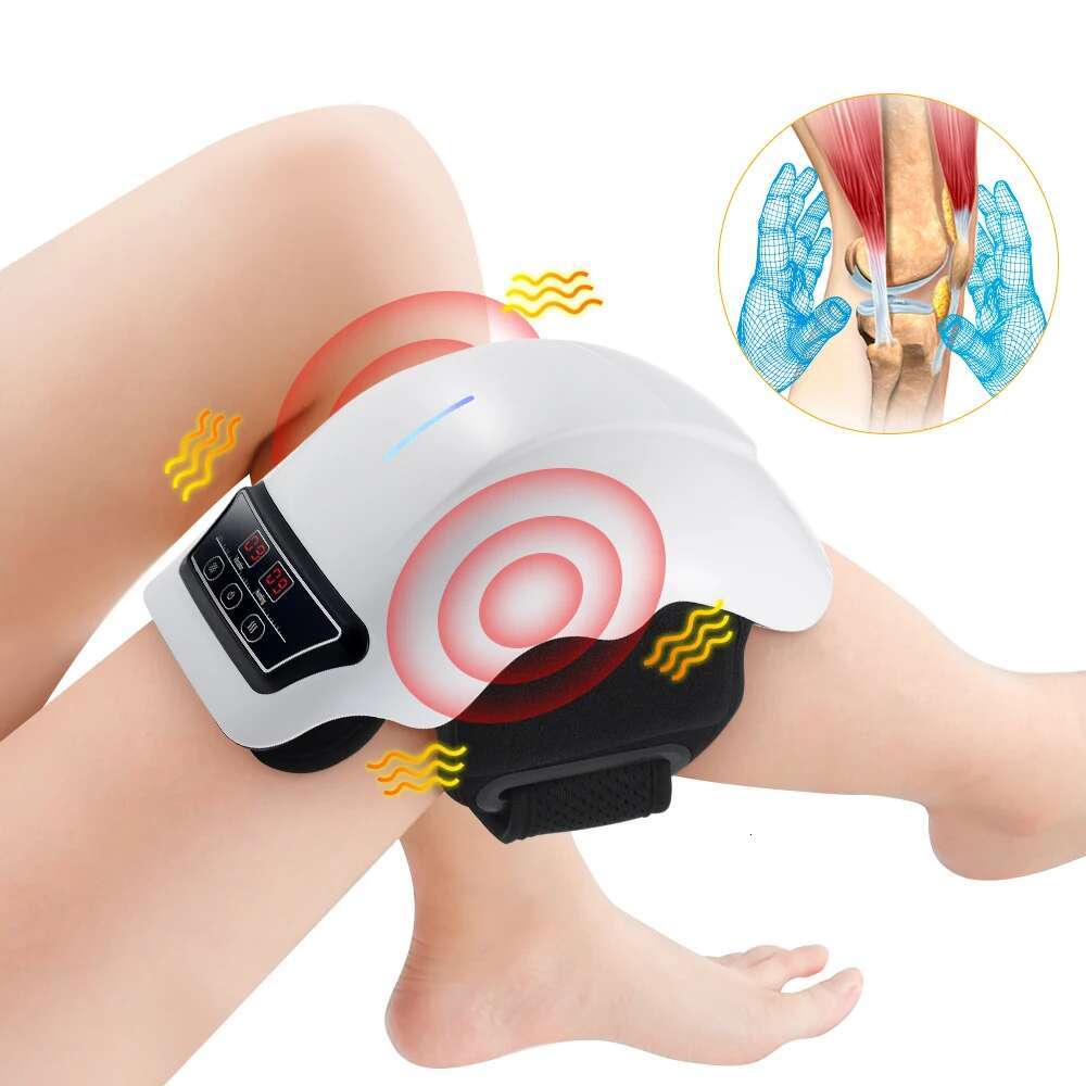 Electric Air Pressure Airbag Heating Vibration Leg Massage Hot Compress Pad Massager Knee Brace