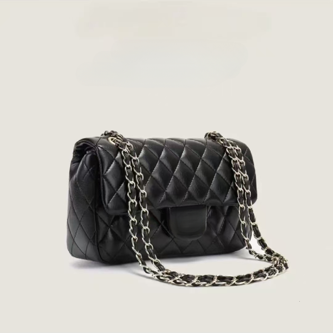 Designer shoulder bags, genuine leather cross-body bags, high-quality crocodile skin and sheepskin, handbags, chain bags, encased bags, double flap bags