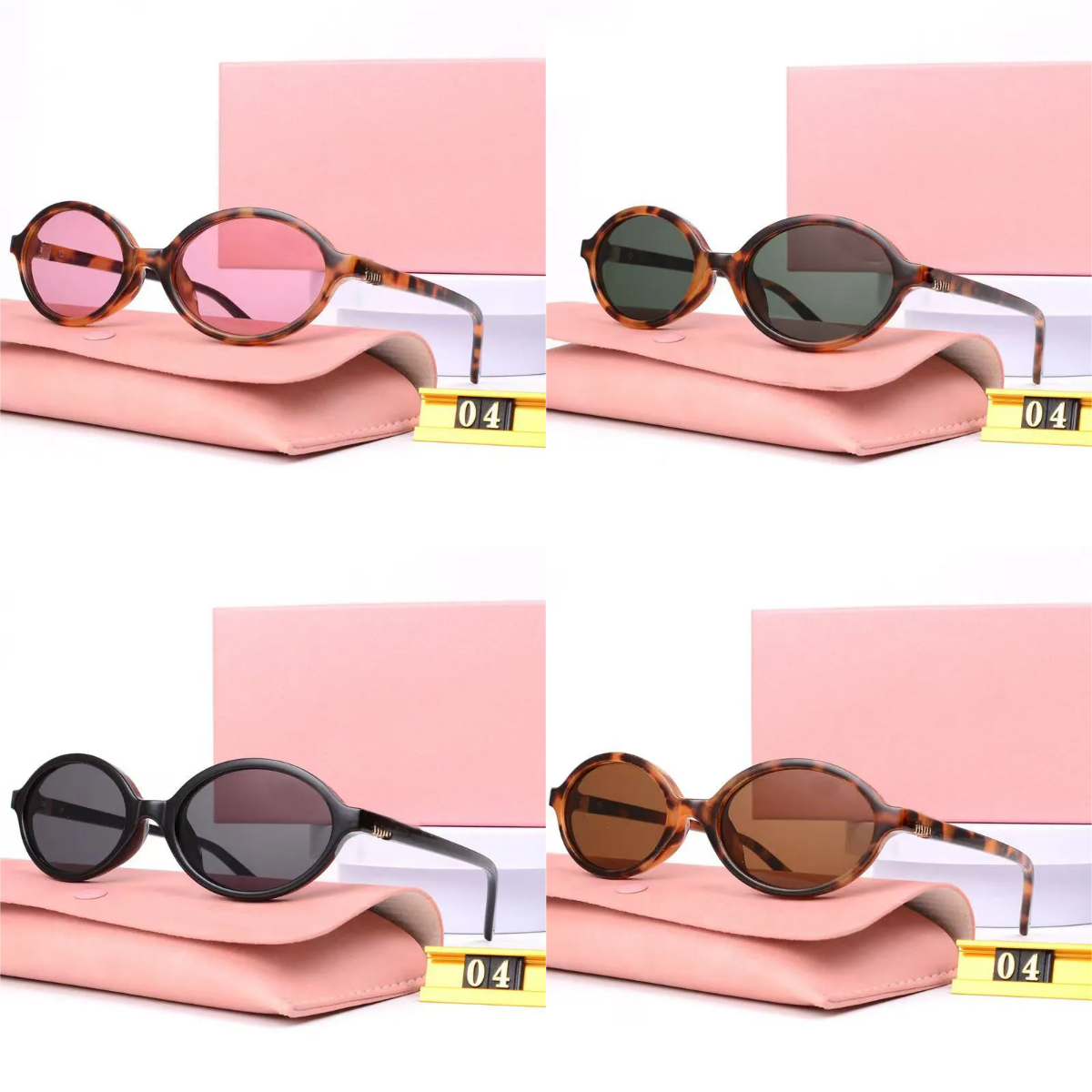 Designer Sunglasses for Women Oval Nerd Sun Glasses Men Sunshade Outdoor Fashion Photography Sun Glasses Classic Sunglasses High Quality Travel Glasses