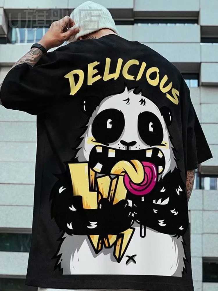 Summer New Casual Loose T-shirt Short Sleeved Mens Fashion Loose Printing Large 8XL Hip Hop Couple Wear Half Sleeve Cotton Top X2504032