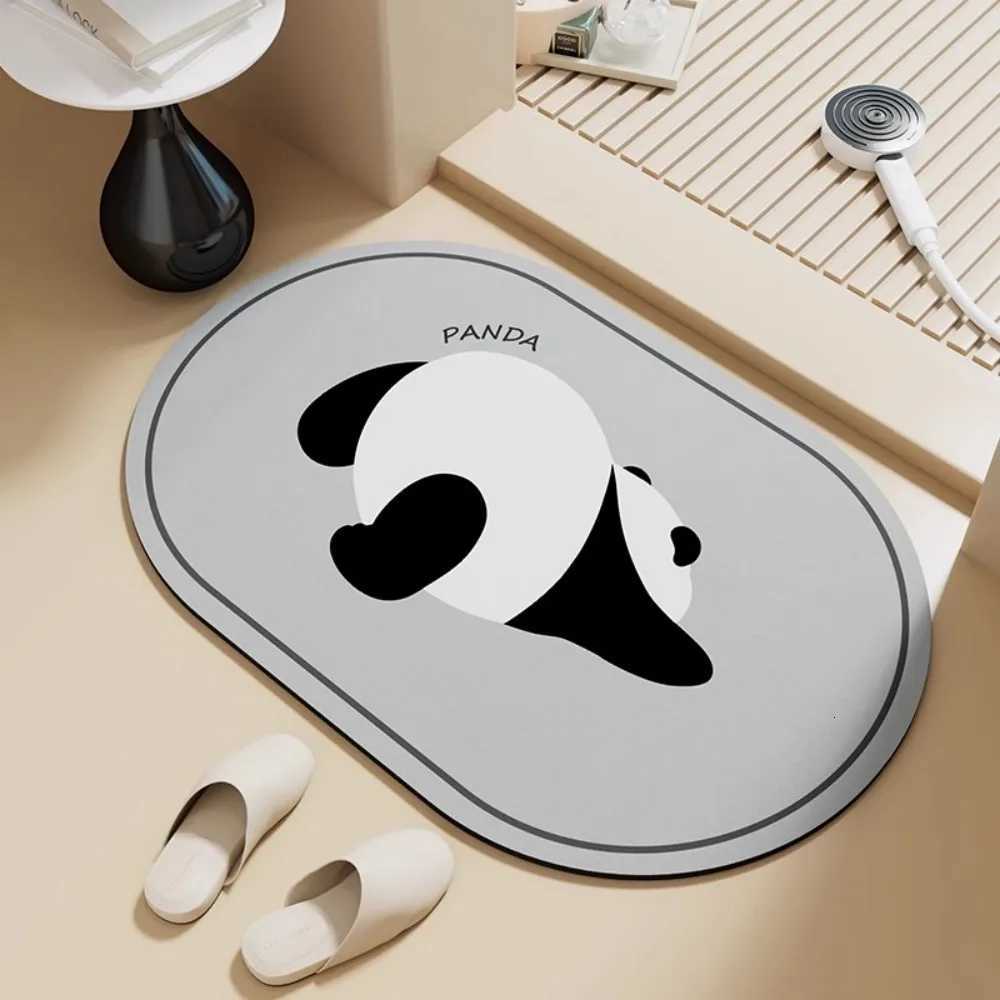 VIKAMA Cartoon Animal Pattern Dog Bear Entryway Doormat Bathroom Mat Absorbent Quick Dry Anti Slip Easy Clean Home Decor C251103