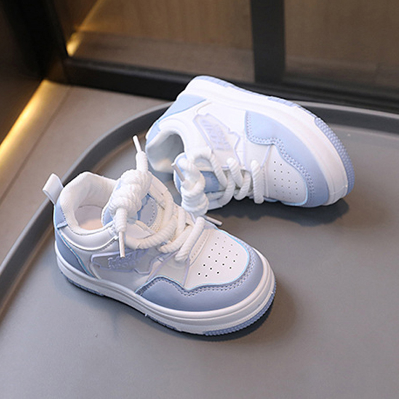 Designer Kids Shoes Thick Bottom Versatile Kids Trainers Umshop for Toddler Fashion boy School Leisure Tennis Shoes Non-slip Chunky Sizes 21 - 32 U011