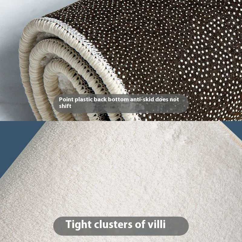 Cartoon Money Bag Imitation Cashmere Carpet Soft Insulation Non-Slip Toilet Bathroom Door Mat Balcony Carpet Home Decor C251103