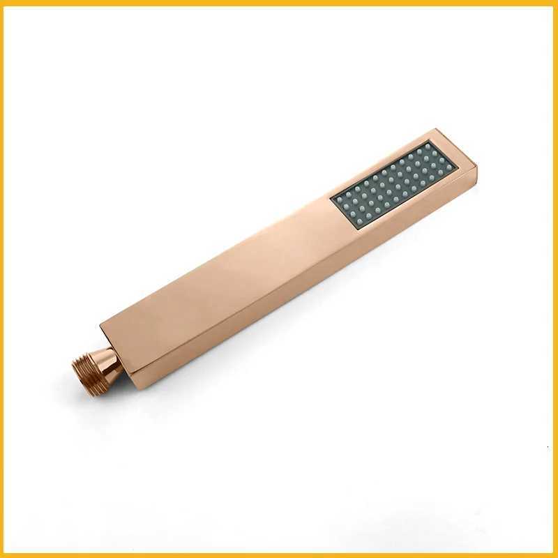 Brass Handheld Shower Bed Rose Gold Hand Shower Sprayer Chre Bath Sprinkler Grey Black Glossy Gold Handshower White Y251103